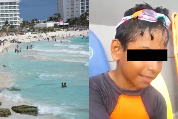 Niño rescata a turista de ahogarse, en Mazatlán #VIDEO