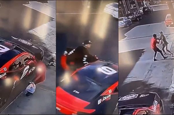 Sujeto pinta auto del peleador ‘Loco’ Arreola y es golpeado por el luchador #VIDEO