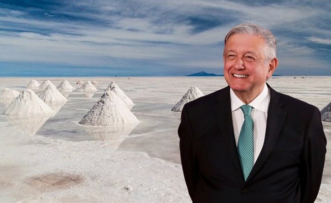 AMLO se dice "contento" por cambios a la ley para nacionalizar el litio