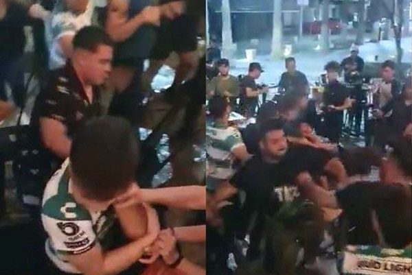 Se viraliza riña en bar de Morelos que no dejó ningún detenido #VIDEO