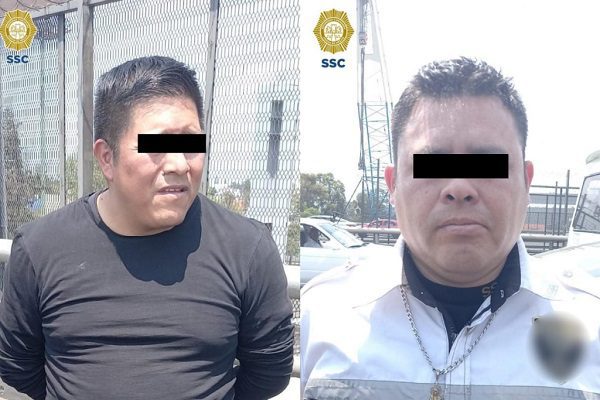 Caen en Iztapalapa guardias de seguridad por amenazar con arma de fuego a automovilista