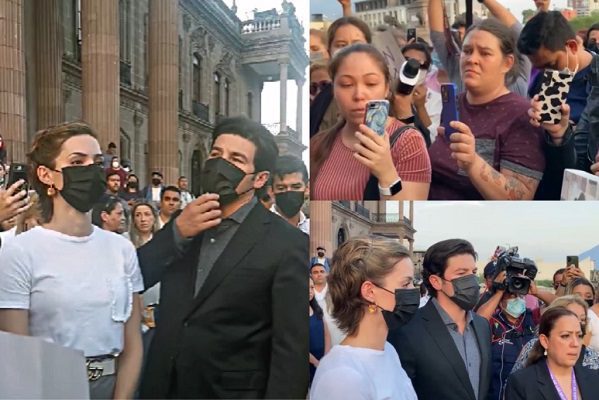 "Desde tu privilegio no conoces el miedo", le gritan a Samuel García por desaparecidas #VIDEOS