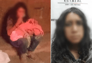 Detienen a mujer que cargaba el cuerpo sin vida de un bebé en SLP