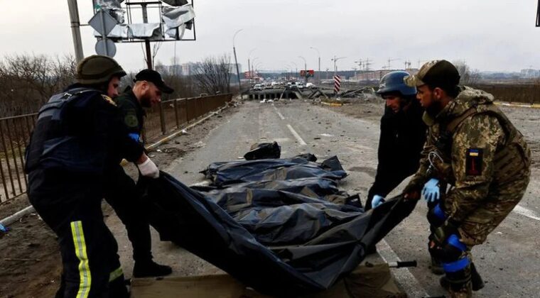 Cadáveres en Kiev