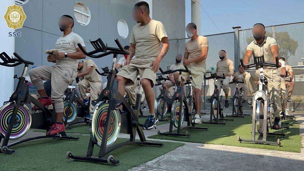 Centros penitenciarios de la CDMX reciben 35 bicicletas fijas