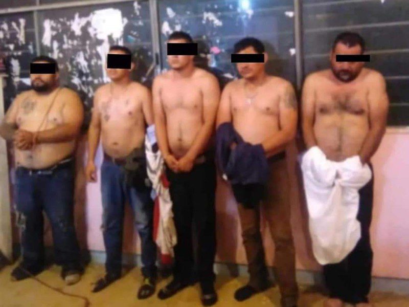 Cinco sujetos detenidos por robo de camioneta en Chiapas