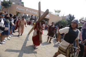 Conmemoración de Semana Santa en Coyoacán #VIDEO