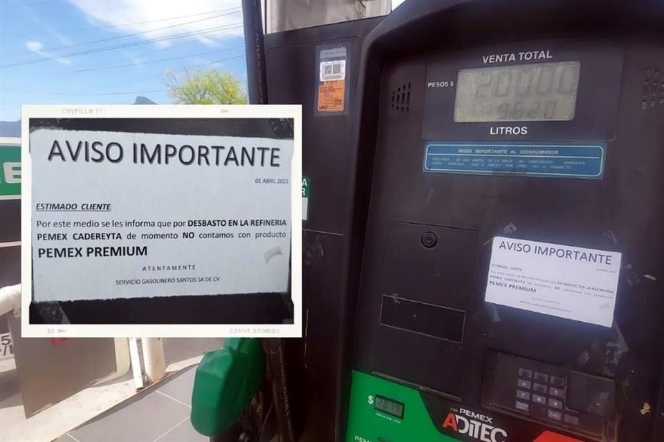 Desabasto de gasolina en Monterrey, Nuevo León