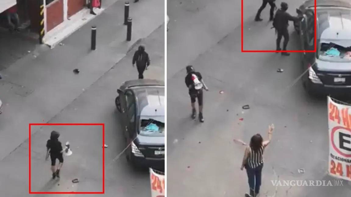 Encapuchadas agreden a conductora en la CDMX