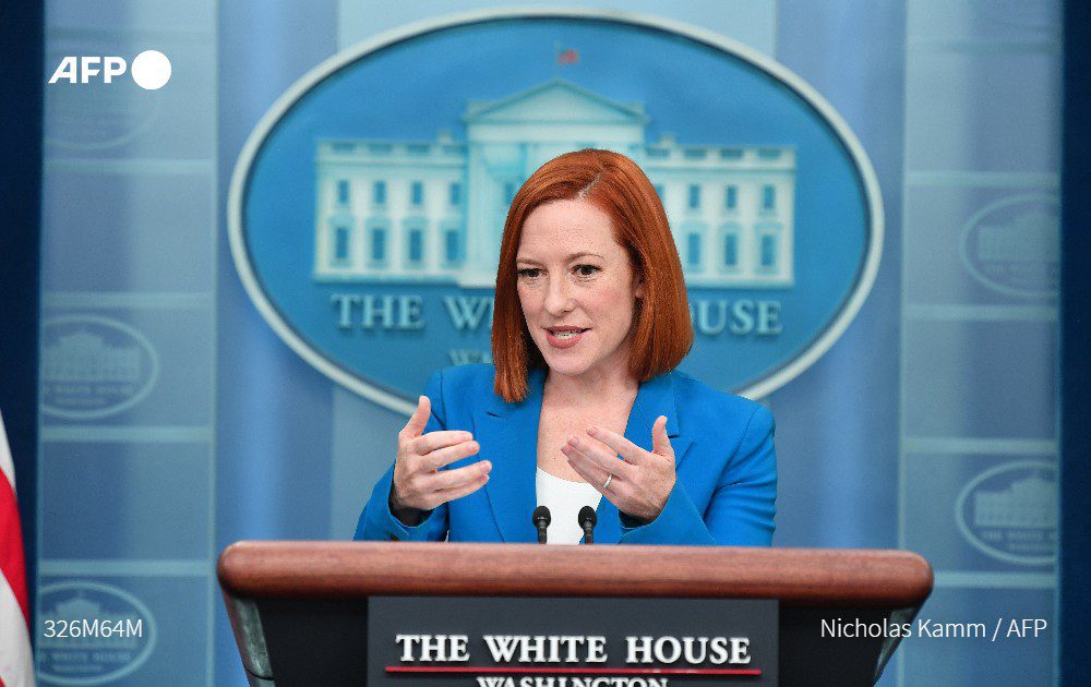 Jen Psaki, portavoz de la Casa Blanca
