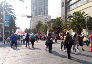 Cierran Reforma y avenida Juárez por mitin en Monumento a la Revolución