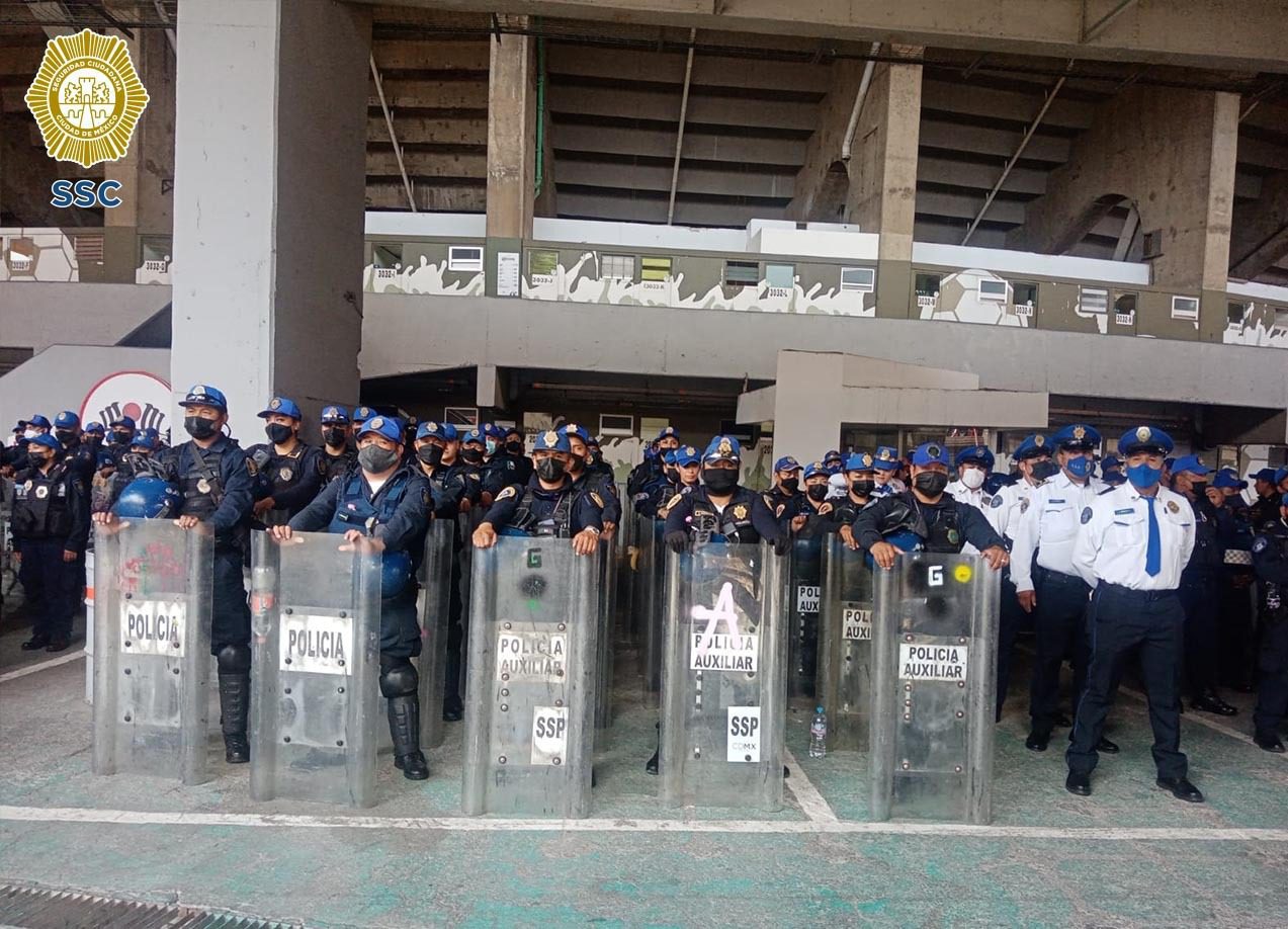 Operativo “Estadio Seguro” en el Azteca