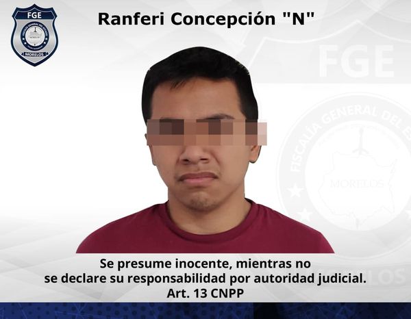 Ranferi Concepción “N”, presunto feminicida de Laura Janet “N”
