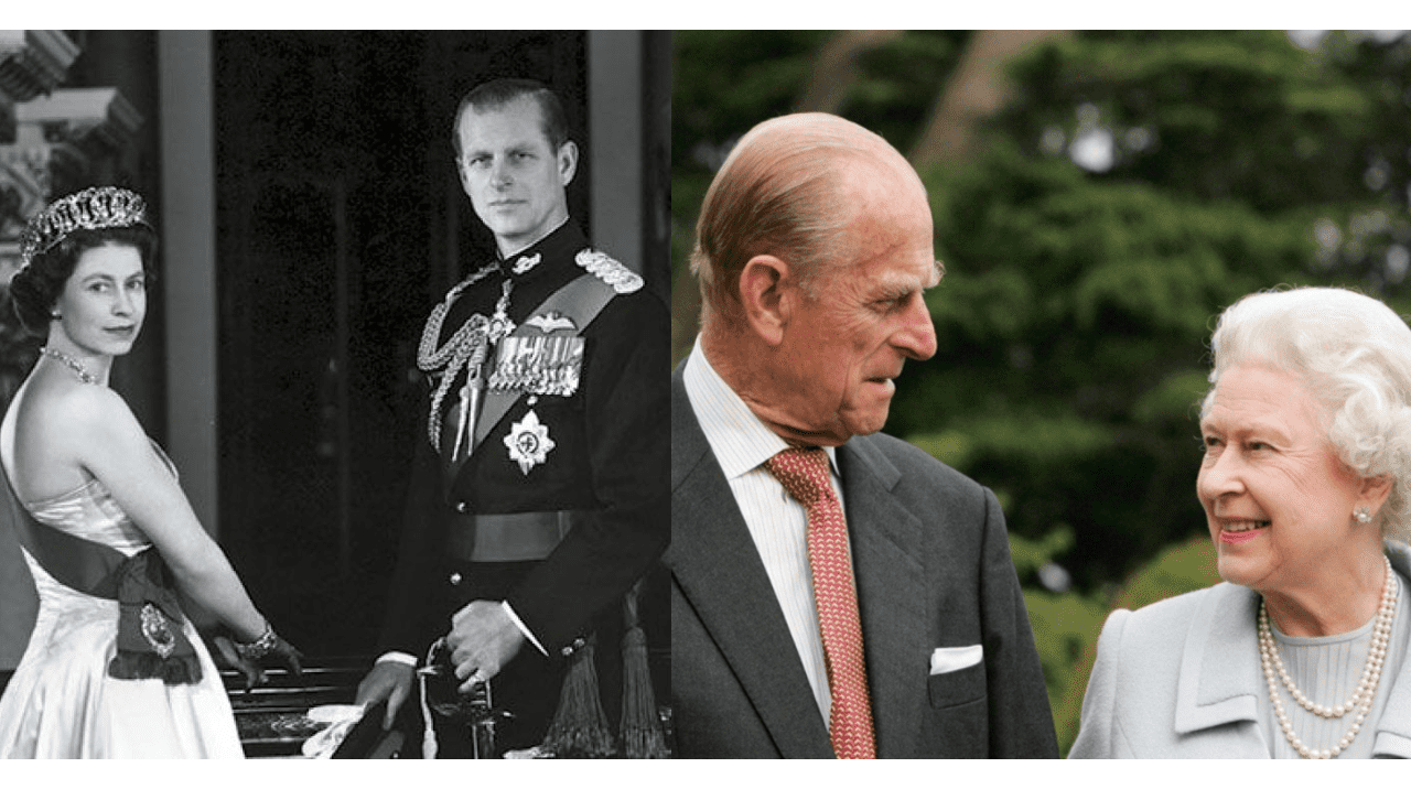 Reina Isabel II y el Príncipe Felipe