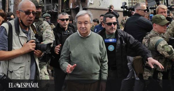 Rusia bombardea Kiev durante visita de Guterres