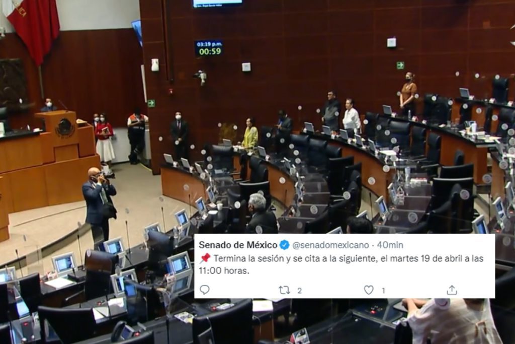 Senadores se van de vacaciones