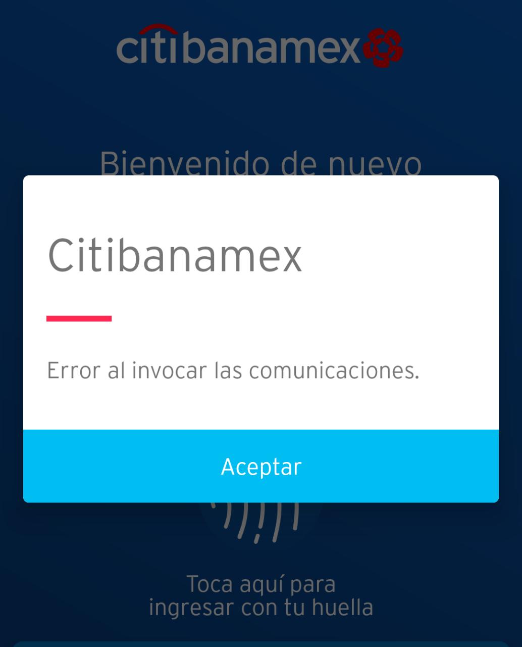 Usuarios de Citibanamex reportan fallas