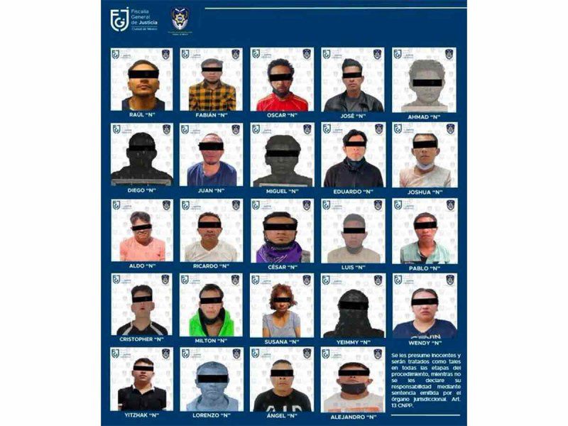 24 personas detenidas por delitos contra la salud en CDMX