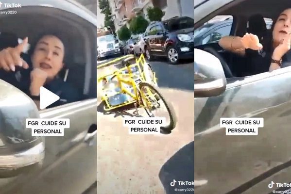 Surge #LadyFGR: "Con una llamada viene toda mi gente", dice mujer y se niega a pagar tras choque