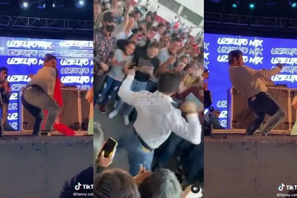 Captan al alcalde de Neza 'perreando' en pleno evento público #VIDEO