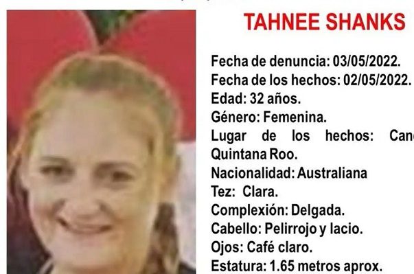 Buscan en Cancún a australiana desaparecida cuya hija fue hallada deambulando