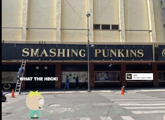 Teatro Metropolitan escribe mal el nombre de The Smashing Pumpkins y la banda se burla