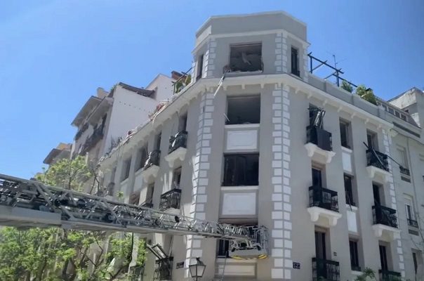 Al menos 17 herido tras explosión en edificio de Madrid #VIDEOS