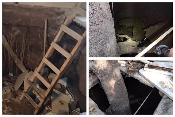 Narcotúnel colapsa la sala de una casa, en Culiacán