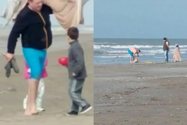 Exhiben a hombre que pescó un delfín en peligro de extinción #VIDEO