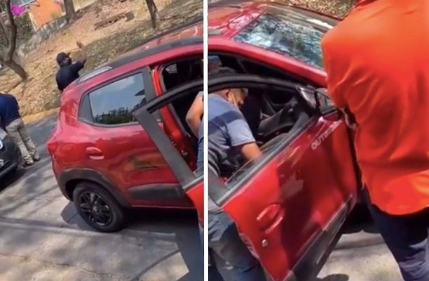 Policías de Naucalpan "siembran" arma a hombre que viajaba con sus hijas #VIDEO