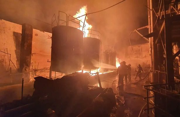 Al menos 4 heridos tras Incendio en fábrica en Cuautitlán Izcalli #VIDEOS