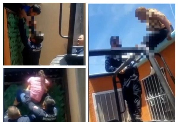 Hombre encierra a su esposa e hijos; policía los rescata, en Sonora #VIDEO