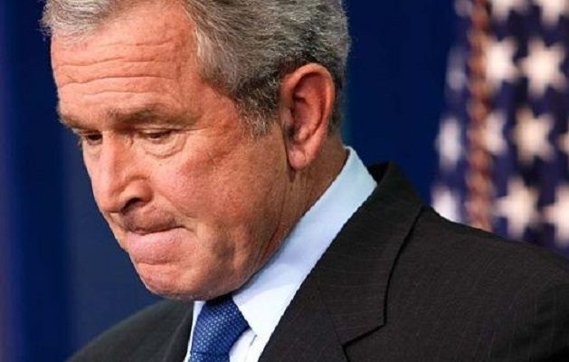 "Una invasión totalmente injustificada y brutal de Irak", dice George W. Bush por error