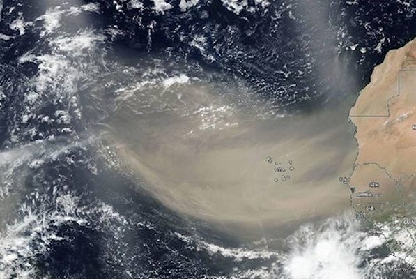 Polvo del desierto del Sahara se aproxima a México