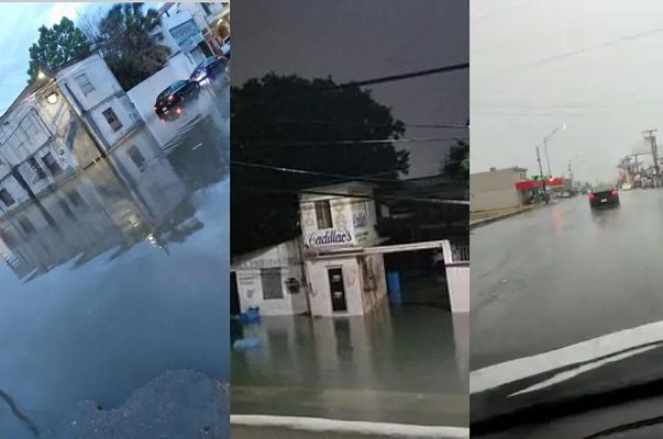 Tamaulipas amanece bajo el agua tras fuertes lluvias