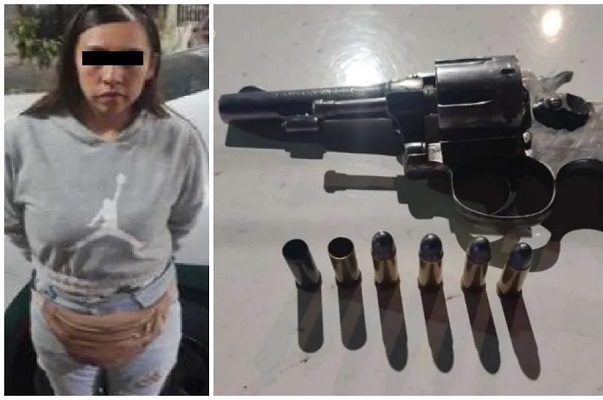 Cae mujer por realizar disparos en calles de Iztapalapa