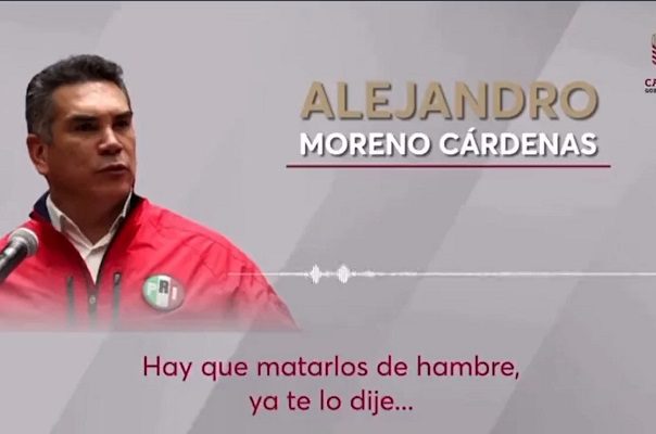 "A los periodistas hay que matarlos de hambre": Sansores revela audio de 'Alito' Moreno
