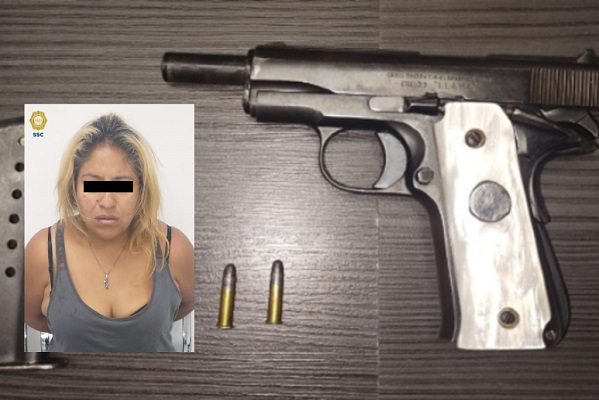 Caen dos personas tras detonar arma de fuego contra policía luego de persecución