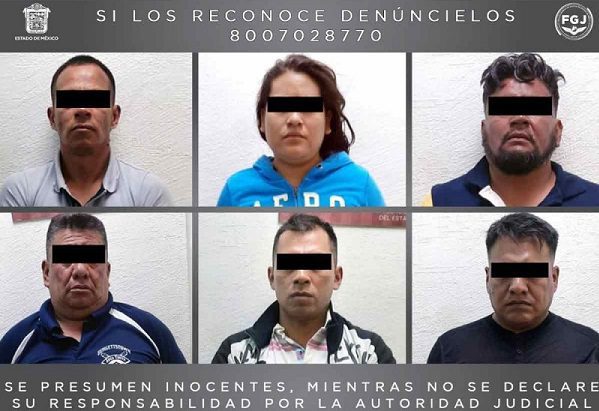 Cae presunta banda dedicada al robo de cajeros automáticos en Edomex