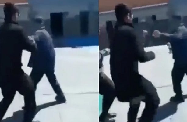 Compañero golpea a alumno de escuela privada en Puebla; Barbosa rechaza bullying #VIDEO