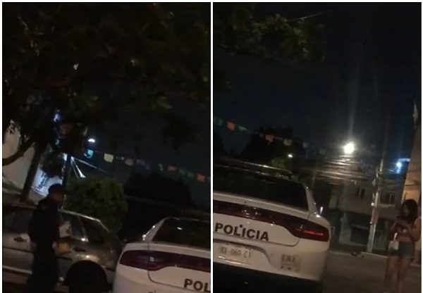 Captan en #VIDEO a policía de CDMX comprando cervezas y subiendo mujeres a patrulla