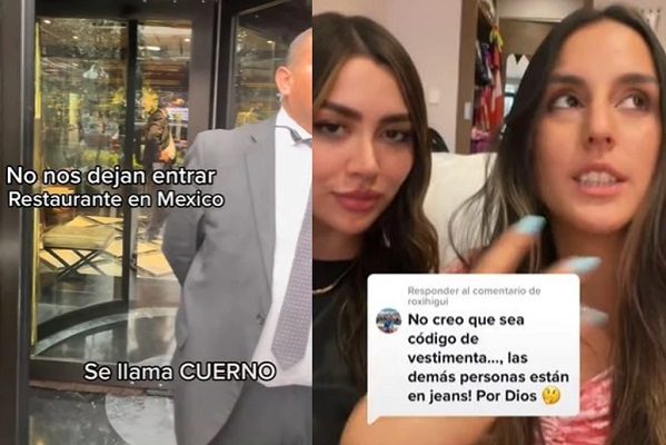 Impiden acceso a colombianas en restaurante de Polanco por su vestimenta #VIDEO