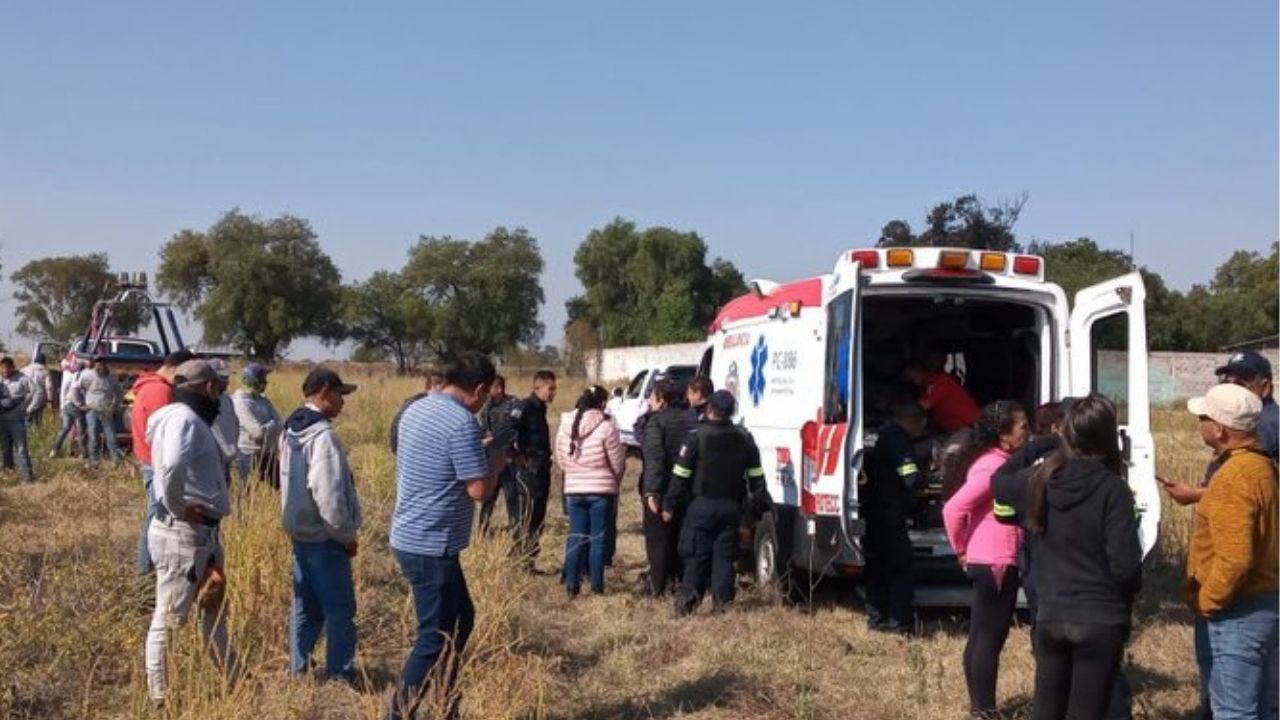 Caída de globo aerostático en Acolman