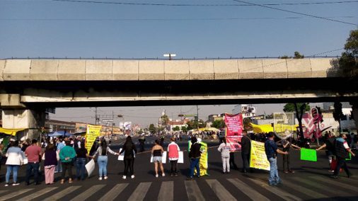 Comerciantes del Mercado de Jamaica realizan bloqueo