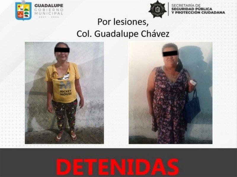 Dos mamás detenidas por protagonizar una pelea en NL