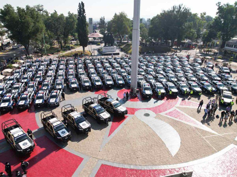 Ecatepec recibe 150 patrullas