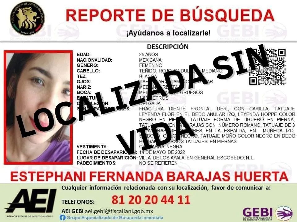 Joven desaparecida en NL
