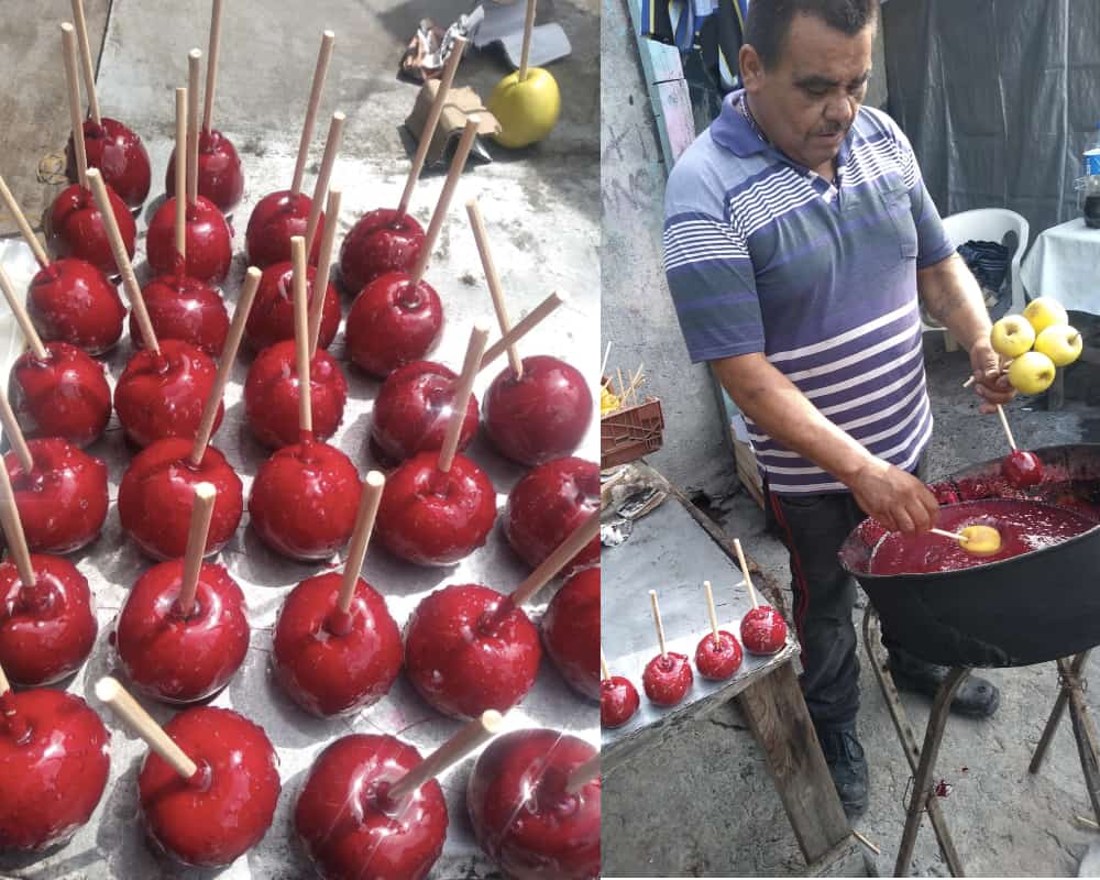 Mil 500 manzanas acarameladas