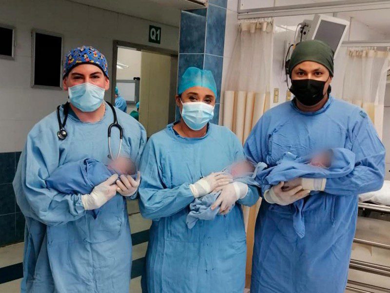 Nacen trillizos en IMSS de Durango
