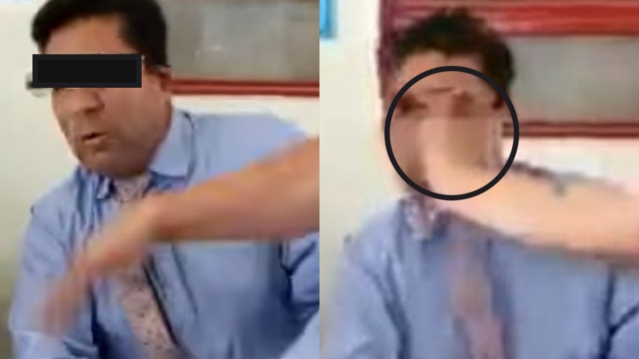 Padre de familia cachetea a Prefecto por acosar a su hija